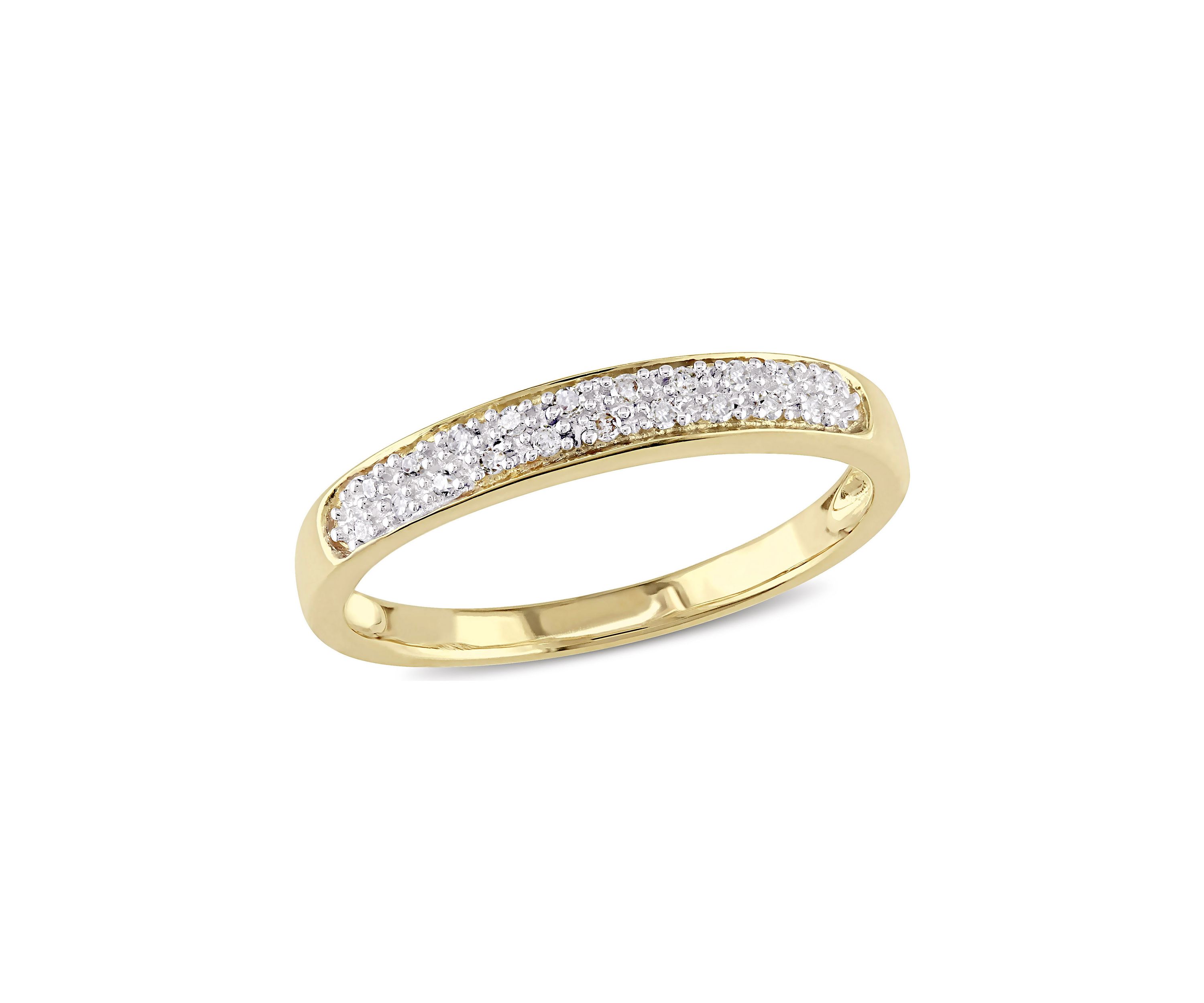 1/10 ct. t.w. Diamond Anniversary Band in 10K Yellow Gold