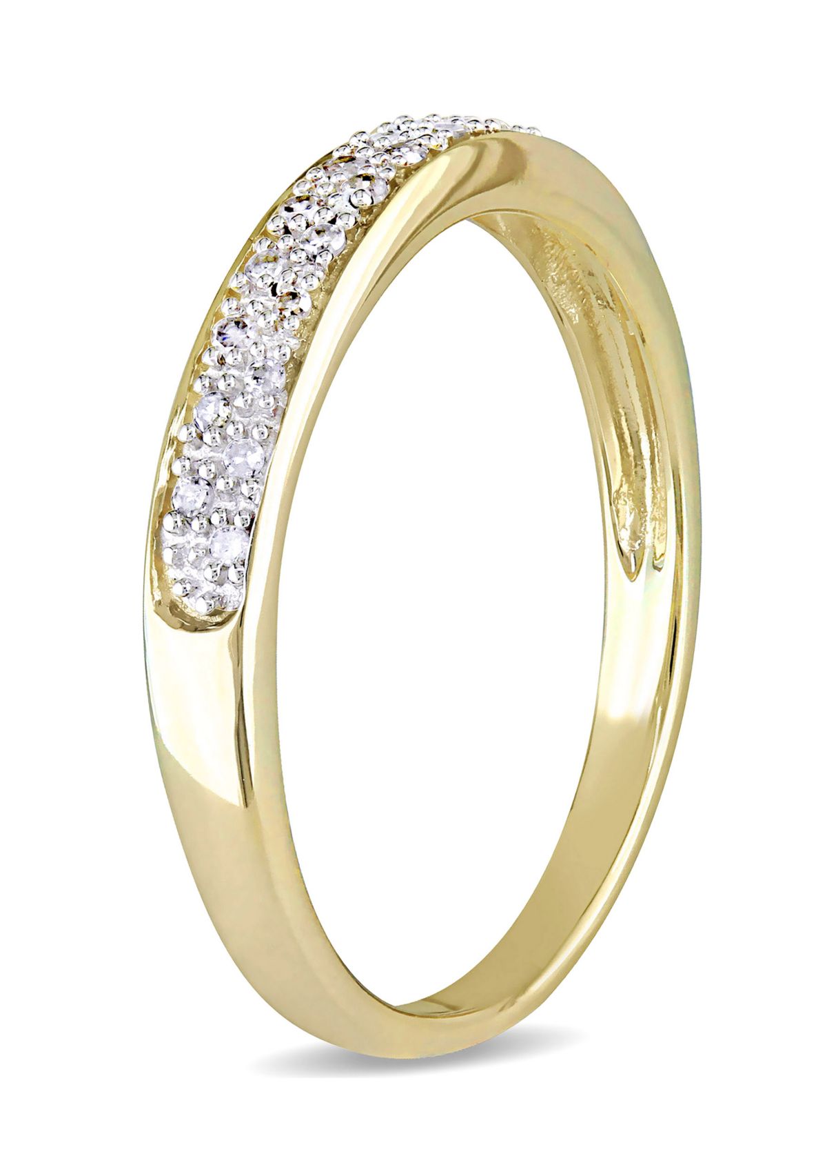 1/10 ct. t.w. Diamond Anniversary Band in 10K Yellow Gold