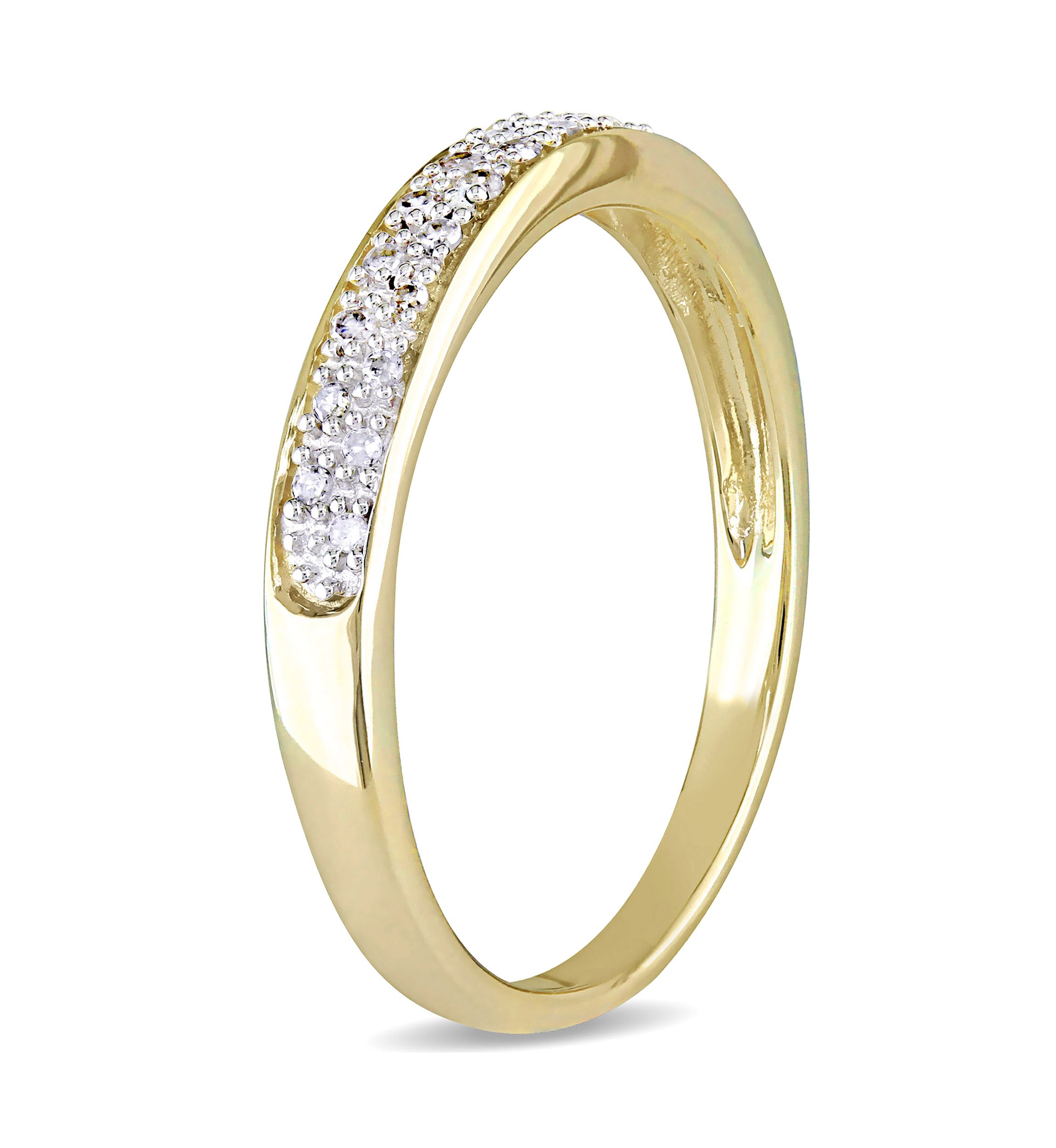 1/10 ct. t.w. Diamond Anniversary Band in 10K Yellow Gold