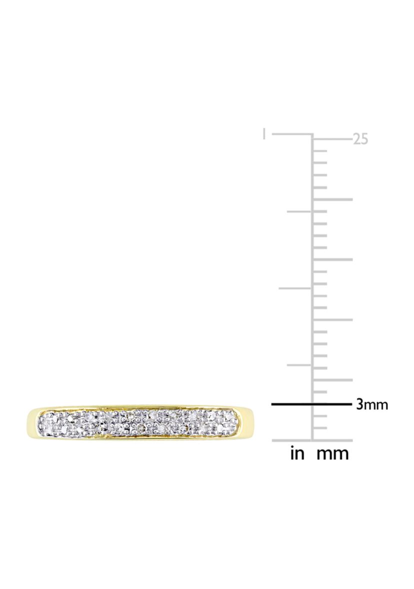 1/10 ct. t.w. Diamond Anniversary Band in 10K Yellow Gold