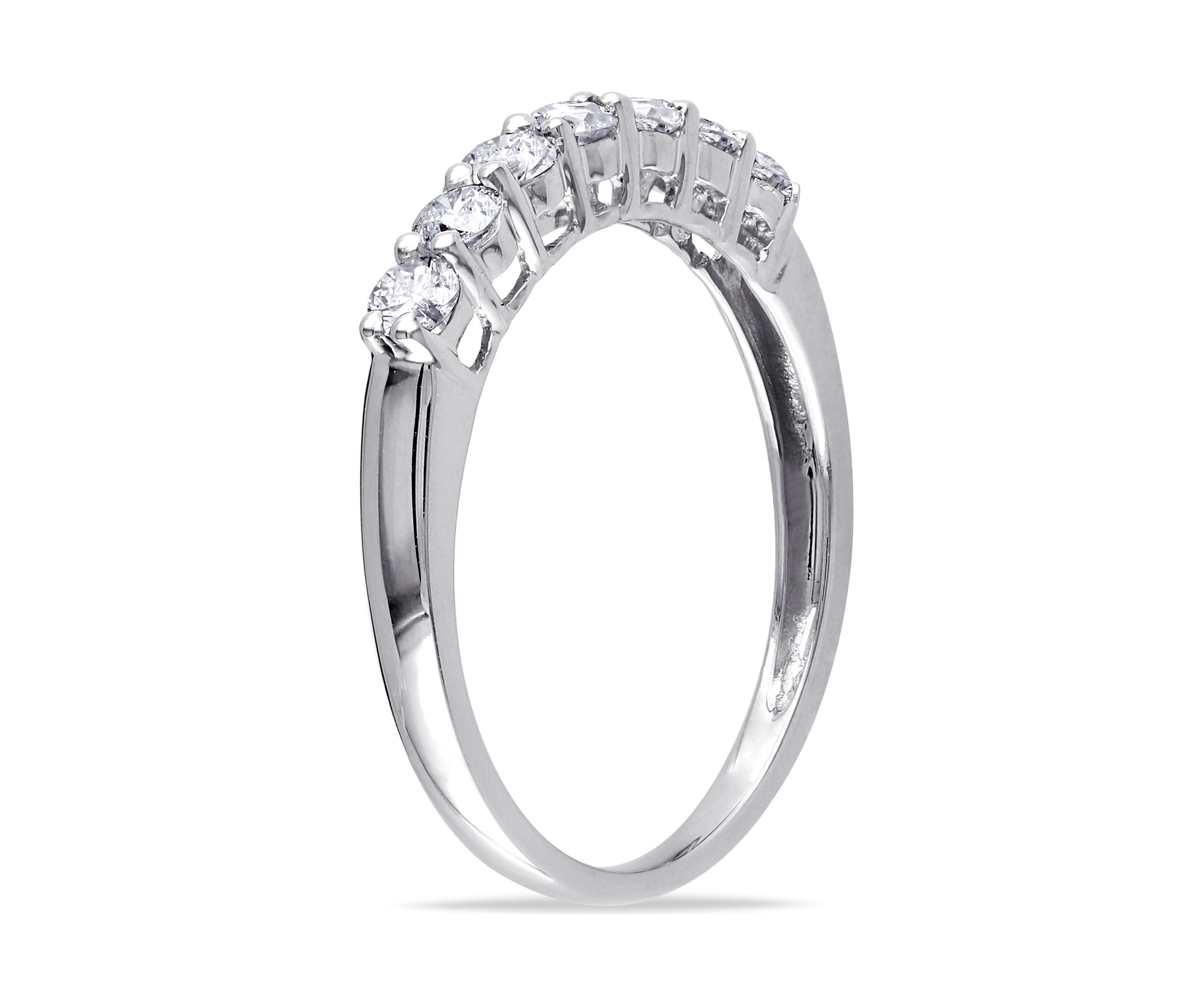 1/2 ct. t.w. Diamond Anniversary Band in 10K White Gold