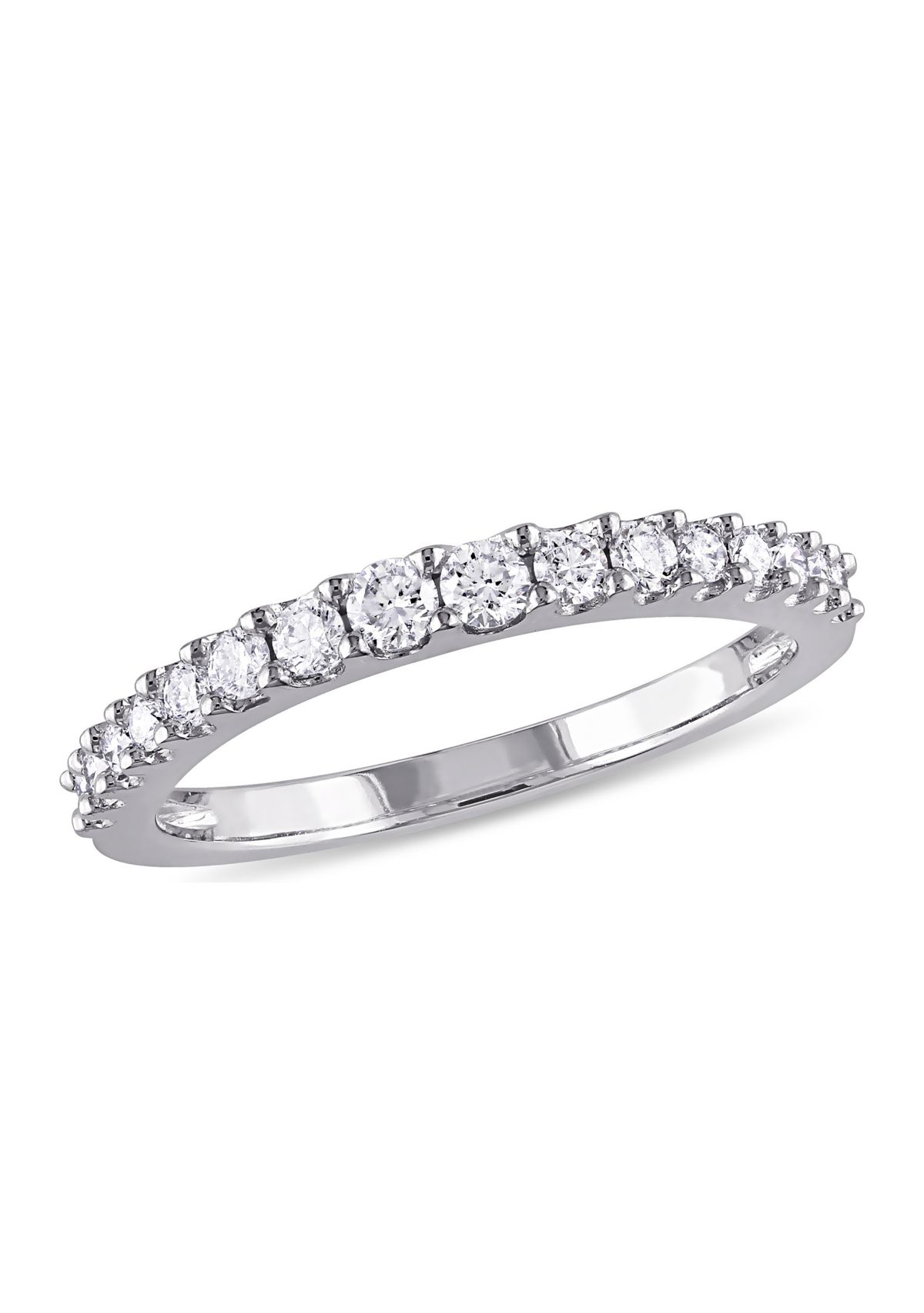 Belk & Co. 3/8 ct. t.w. Diamond Eternity Ring in 14K White Gold | Belk