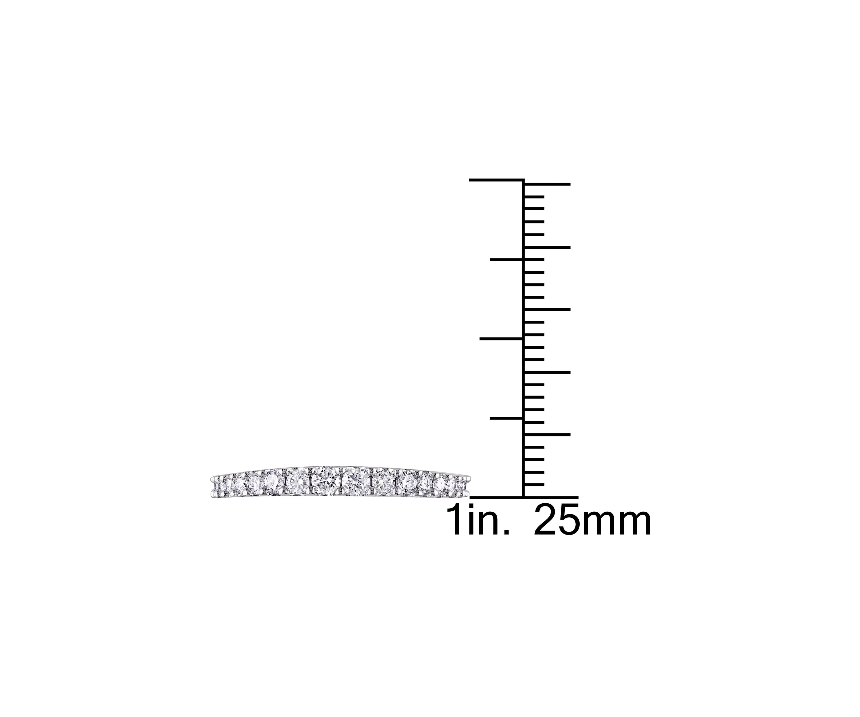 3/8 ct. t.w. Diamond Eternity Ring in 14K White Gold