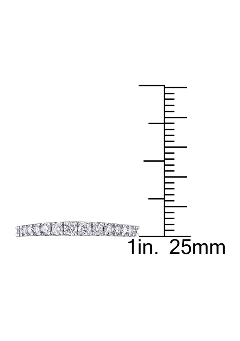 3/8 ct. t.w. Diamond Eternity Ring in 14K White Gold