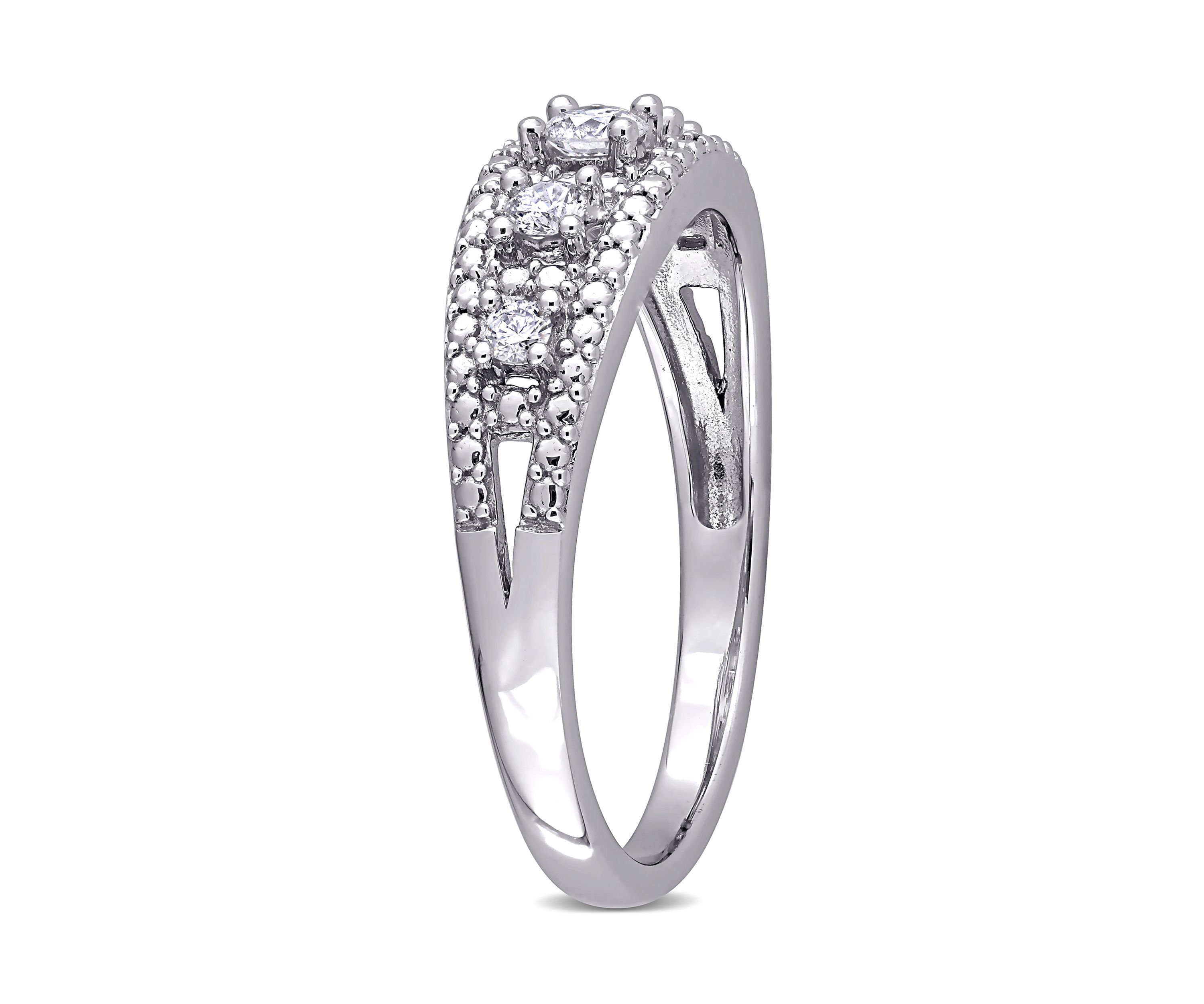 Belk & Co. 1/4 ct. t.w. Diamond Eternity Ring in 10K Rose Gold | Belk