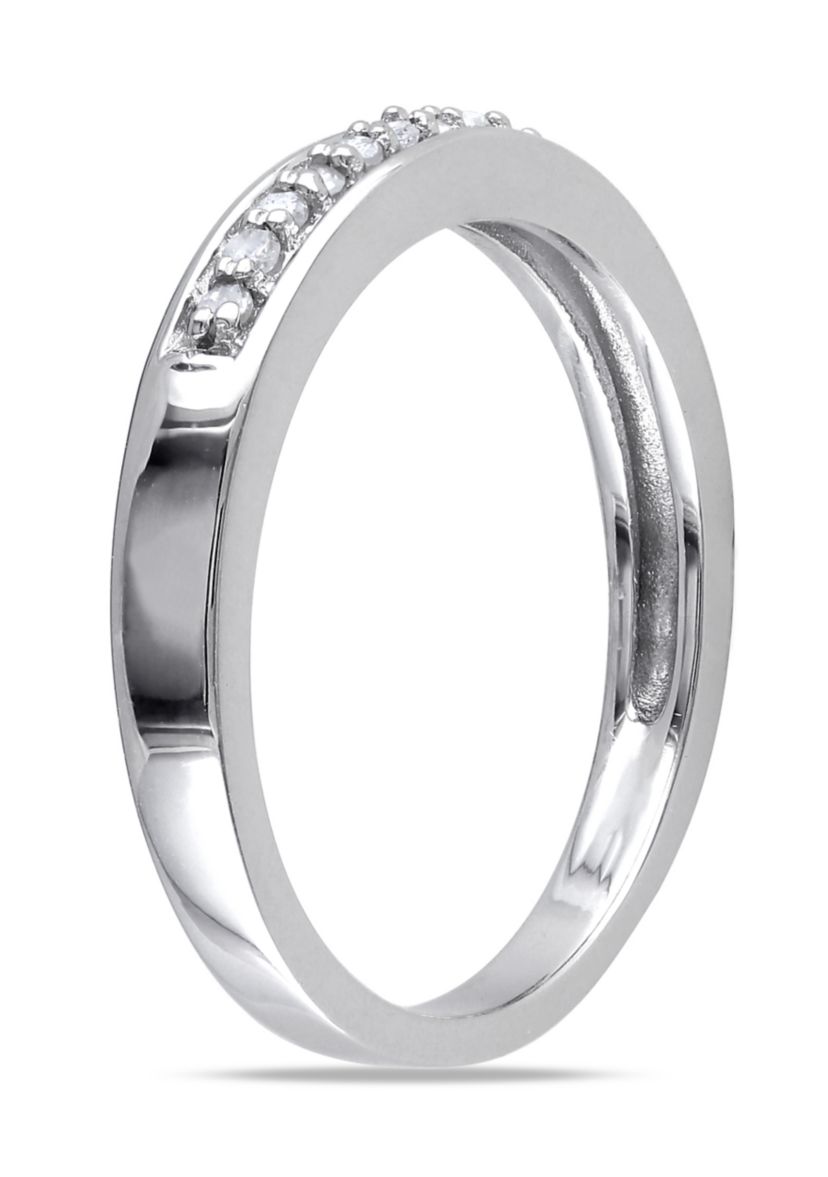 1/10 ct. t.w. Diamond Anniversary Band in Sterling Silver