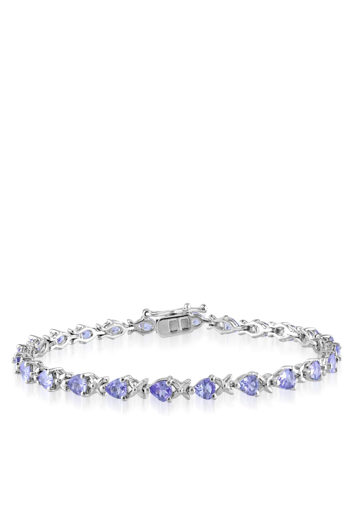 Sterling Silver Tanzanite Bracelet