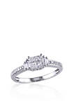1/2 ct. t.w. Diamond Promise Ring in 10k White Gold