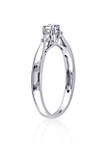 1/4 ct. t.w. Diamond Engagement Ring in 10k White Gold