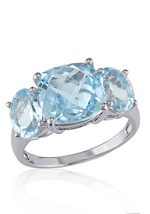 Belk & Co. Sterling Silver Blue Topaz Ring
