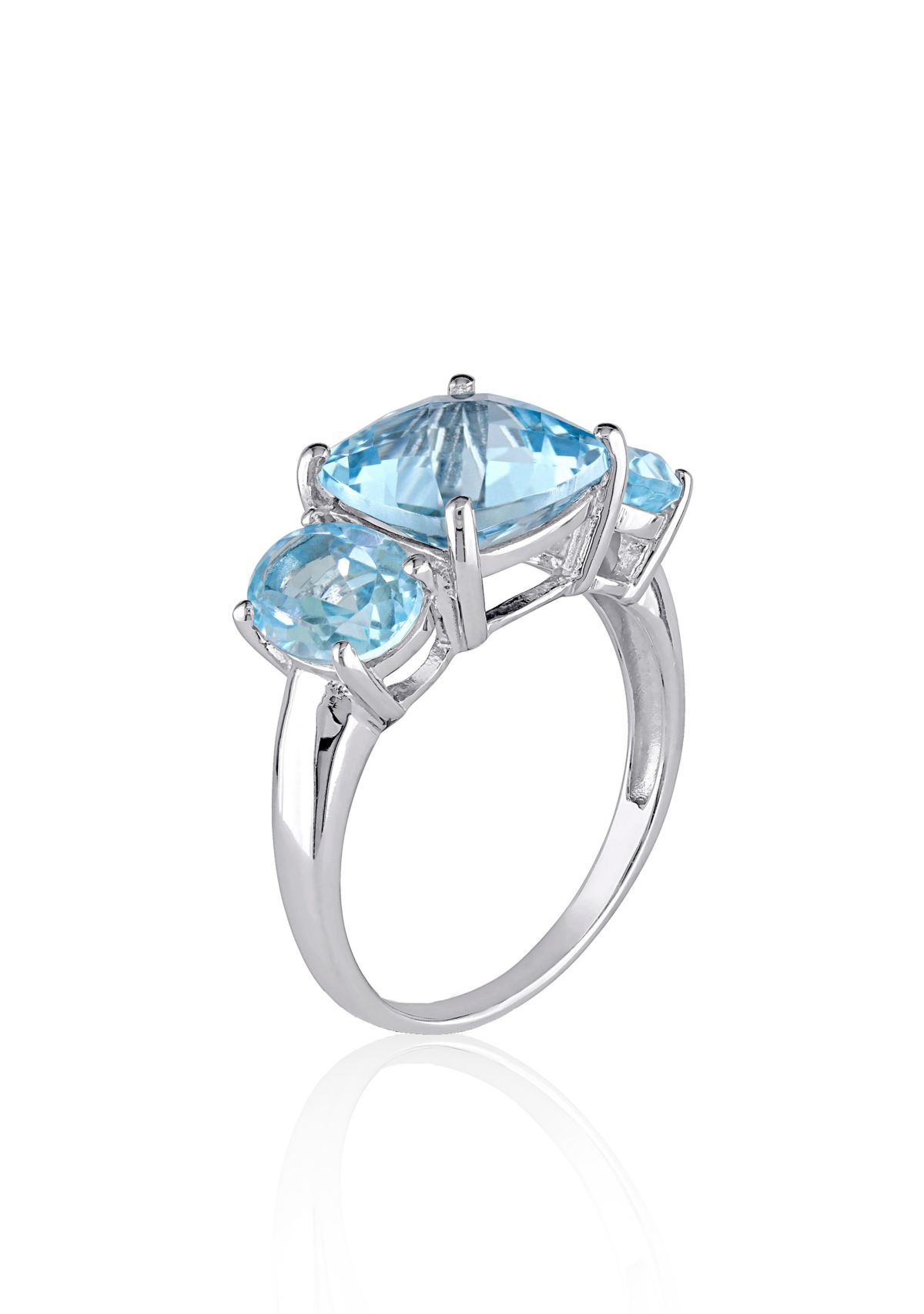 Sterling Silver Blue Topaz Ring