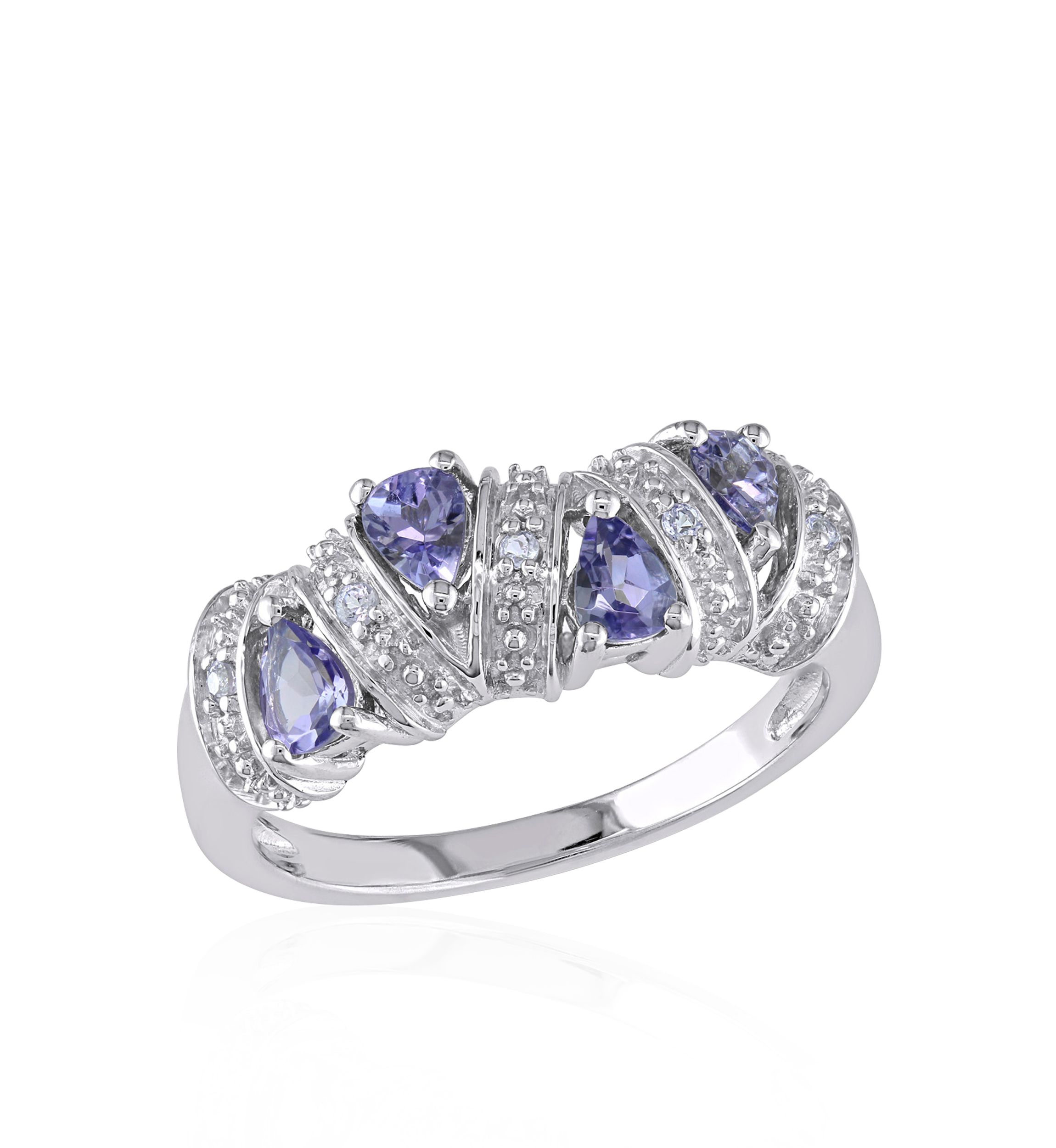 Sterling Silver Tanzanite Ring 