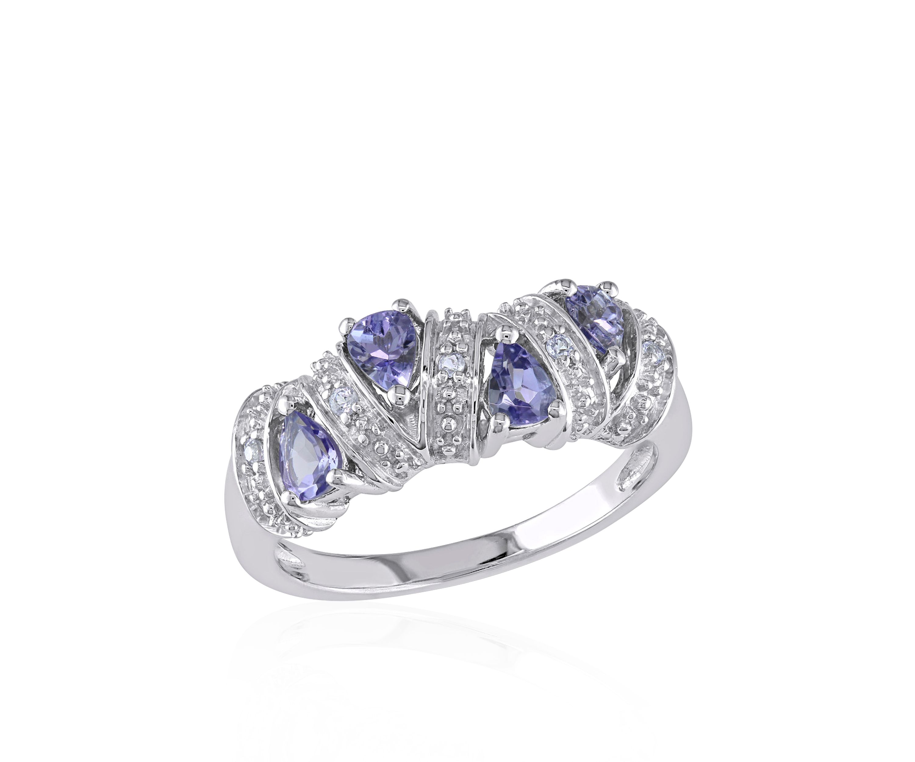 Sterling Silver Tanzanite Ring 