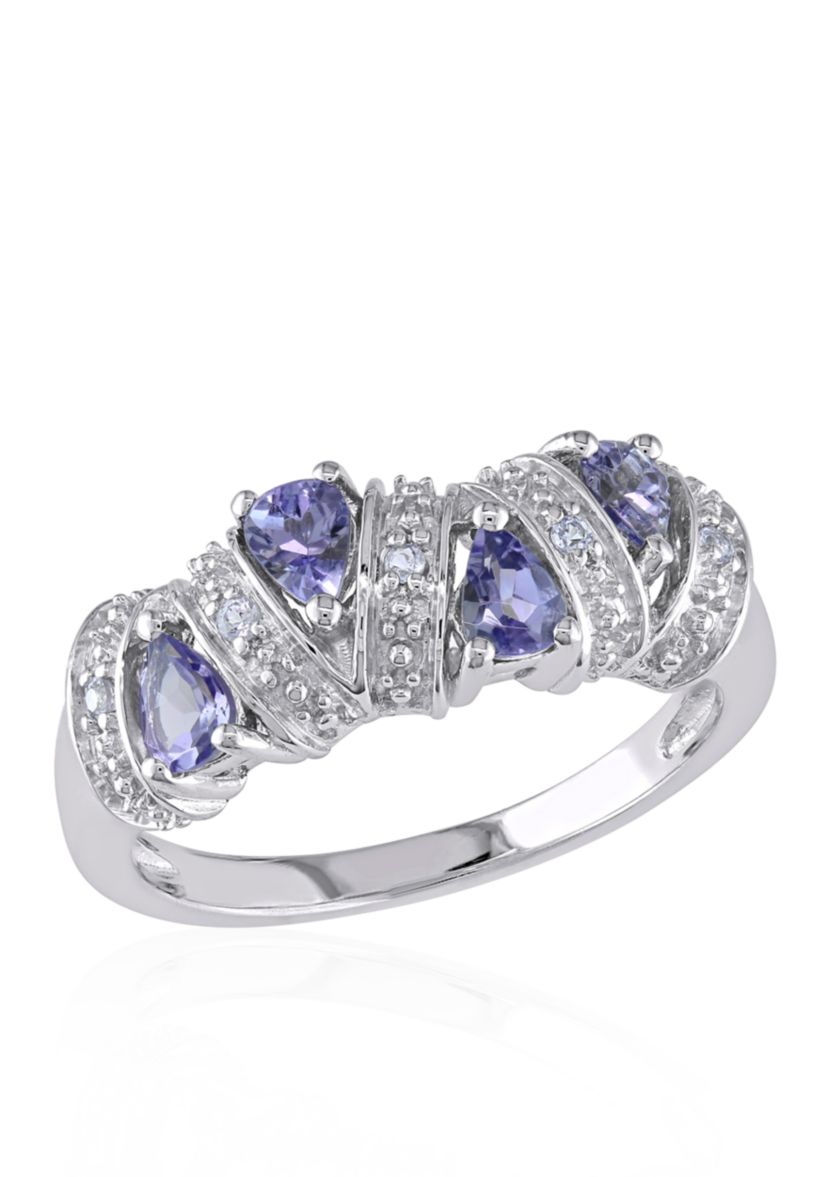 Sterling Silver Tanzanite Ring 