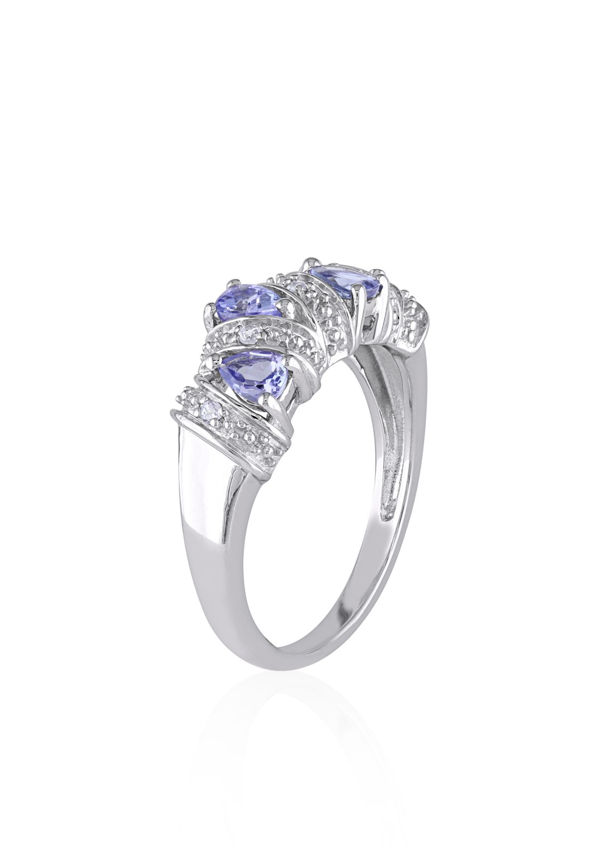 Sterling Silver Tanzanite Ring 
