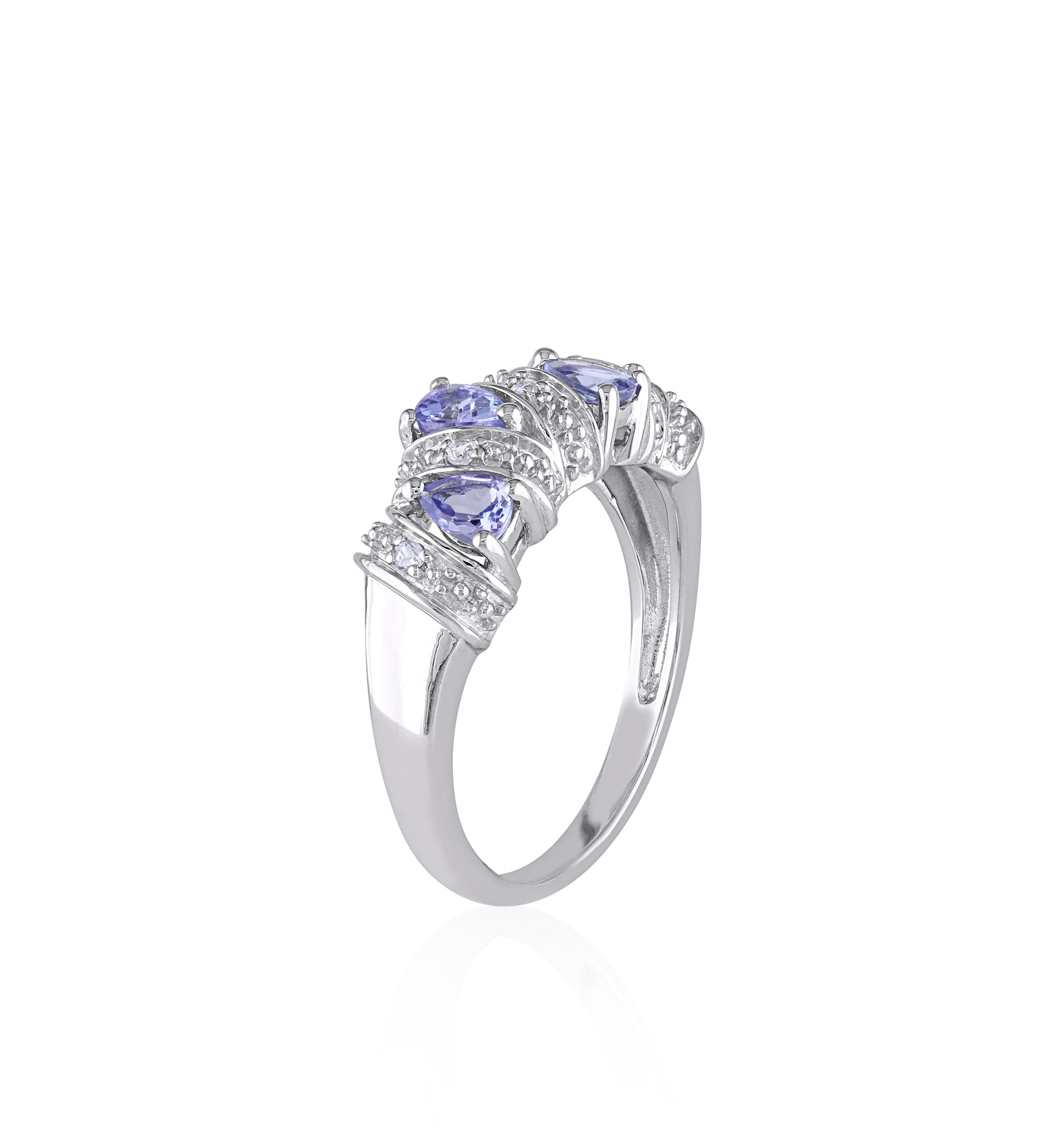 Sterling Silver Tanzanite Ring 