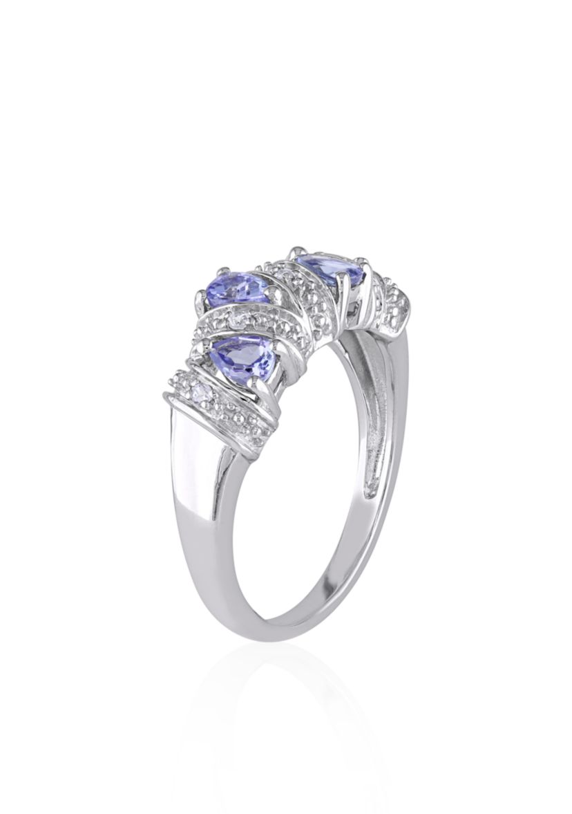 Sterling Silver Tanzanite Ring 
