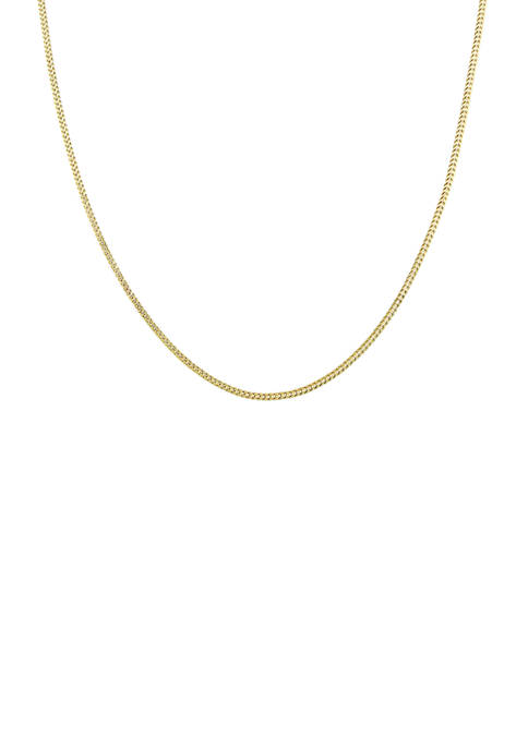 20 Inch Franco Link Necklace in 10K Yellow Gold