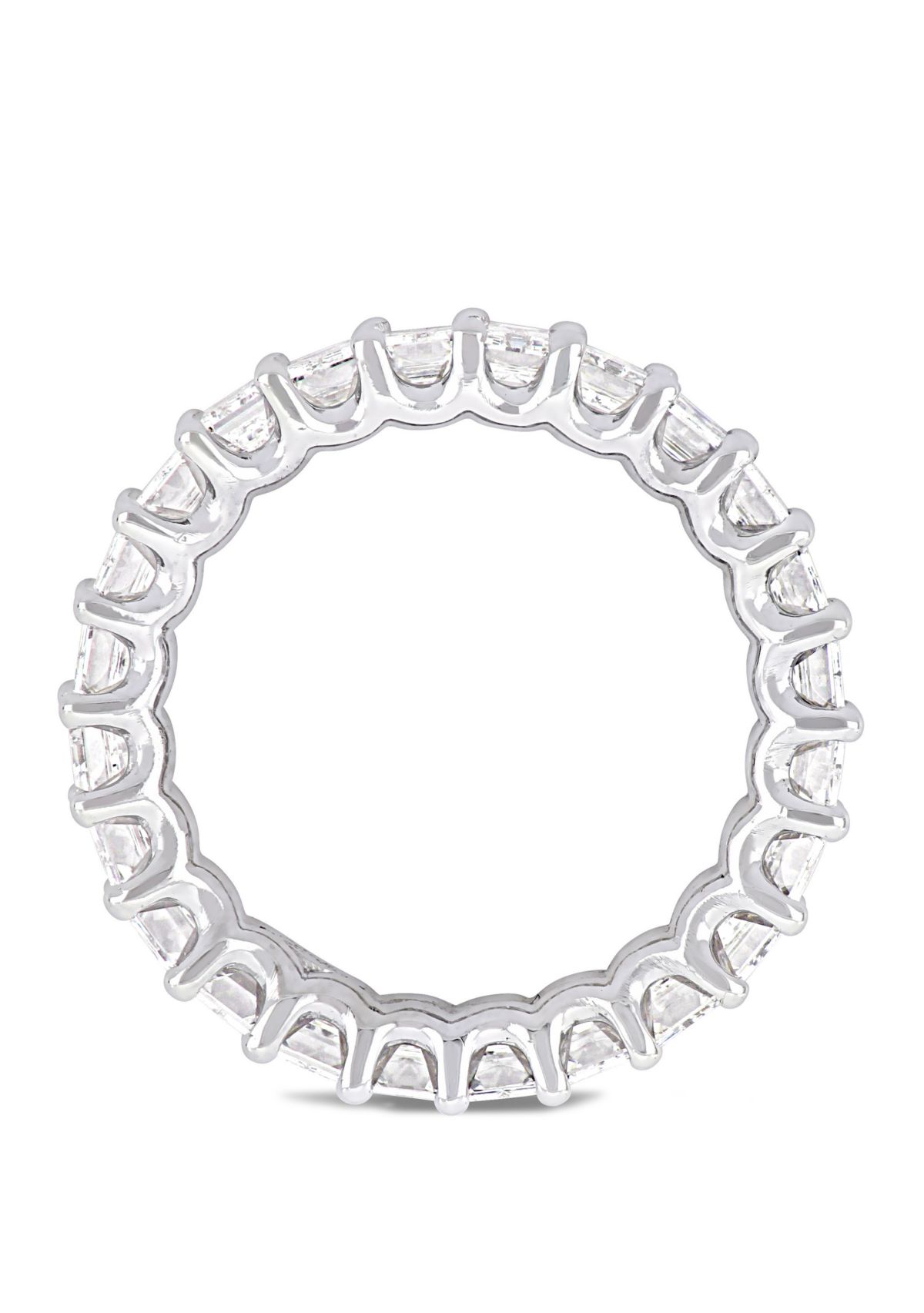 3.75 ct. t.w. Emerald Cut Diamond Eternity Ring in 18k White Gold