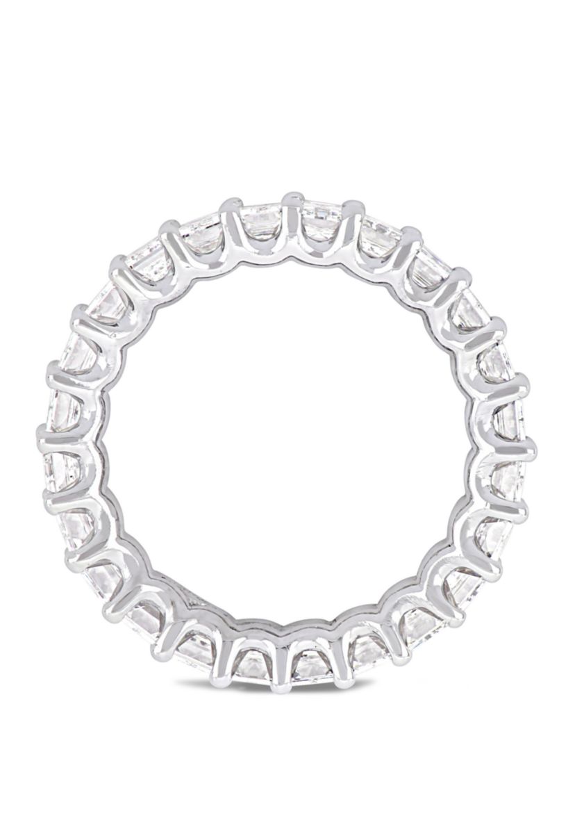 3.75 ct. t.w. Emerald Cut Diamond Eternity Ring in 18k White Gold