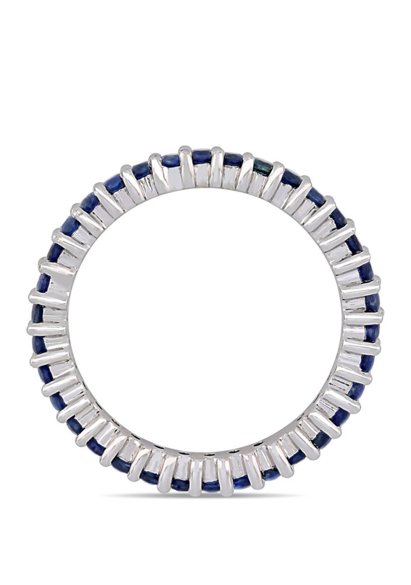 1.75 ct. t.w. Sapphire Eternity Ring in 14k White Gold
