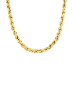 9ct gold rope on sale chain 20 inch