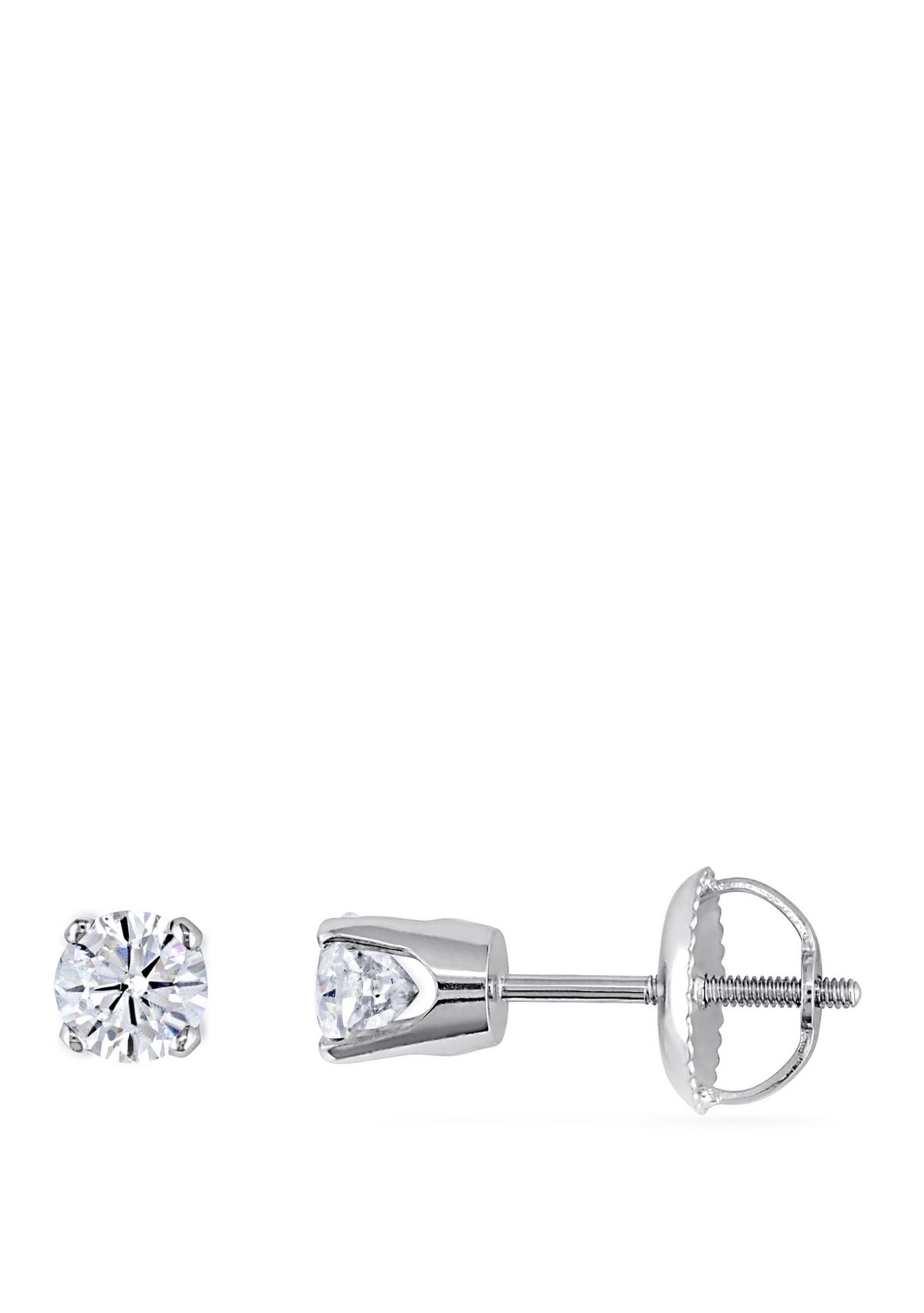  1/2 ct. t.w. Diamond Stud Earrings in 14k White Gold