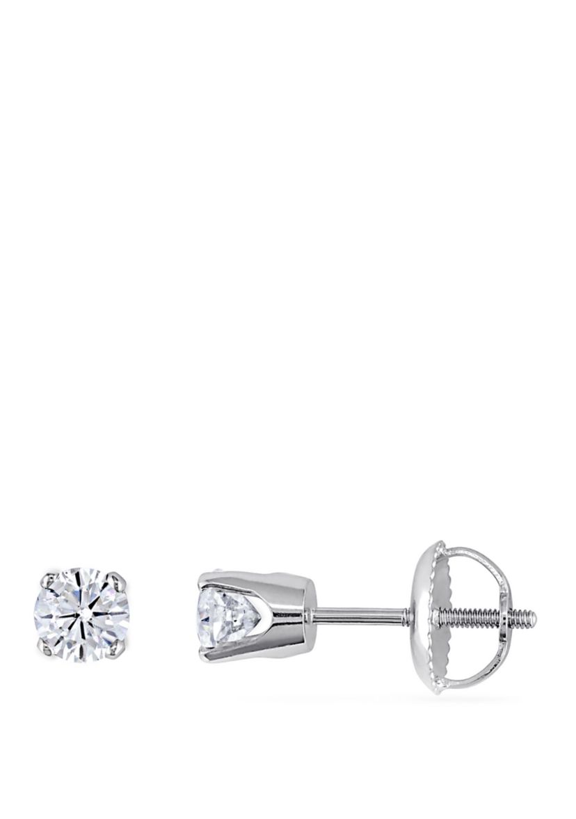  1/2 ct. t.w. Diamond Stud Earrings in 14k White Gold