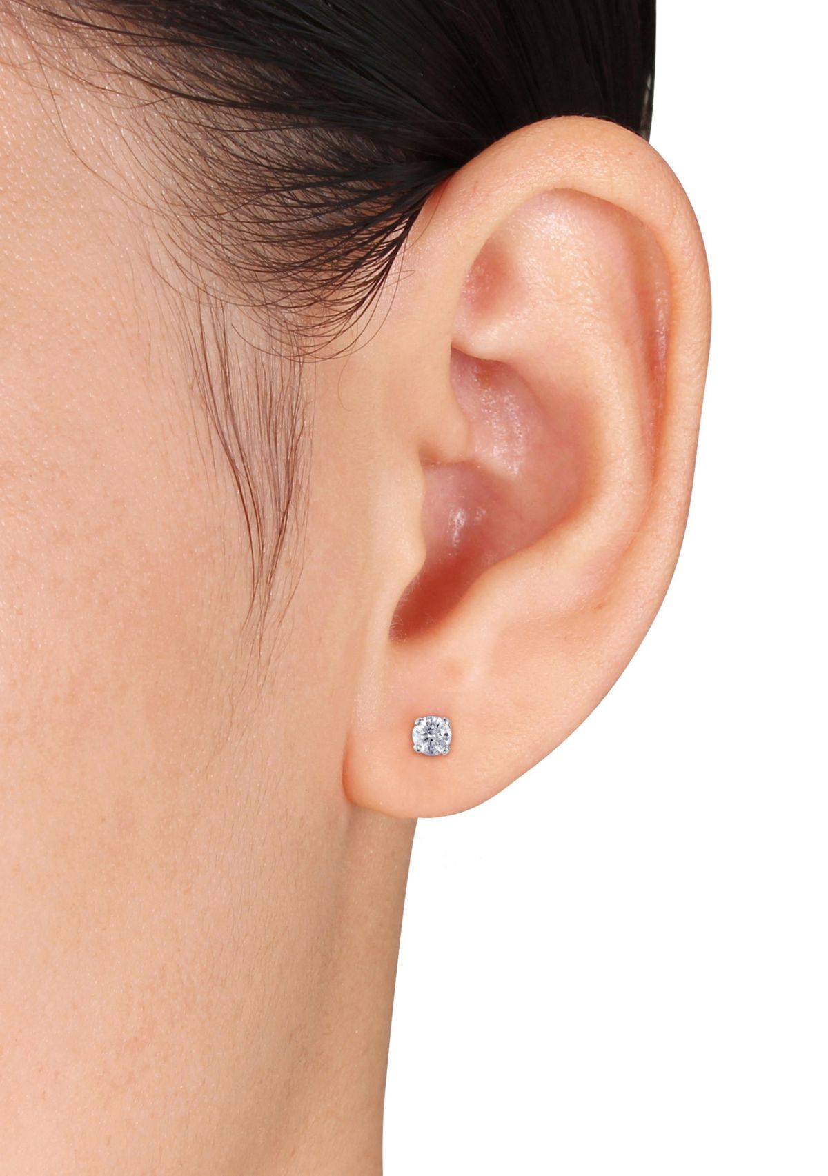  1/2 ct. t.w. Diamond Stud Earrings in 14k White Gold