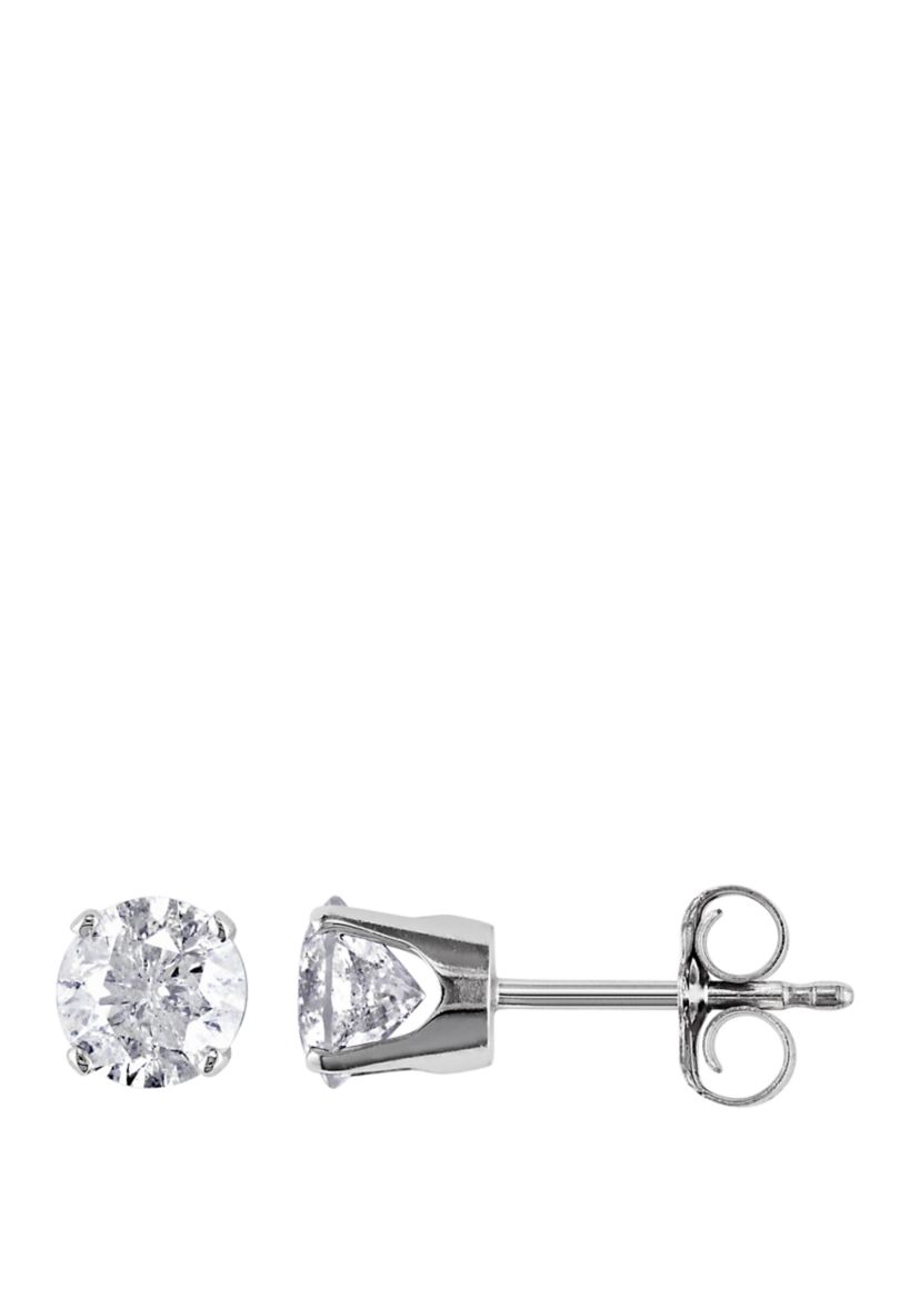  1 ct. t.w. Diamond Stud Earrings in 14k White Gold