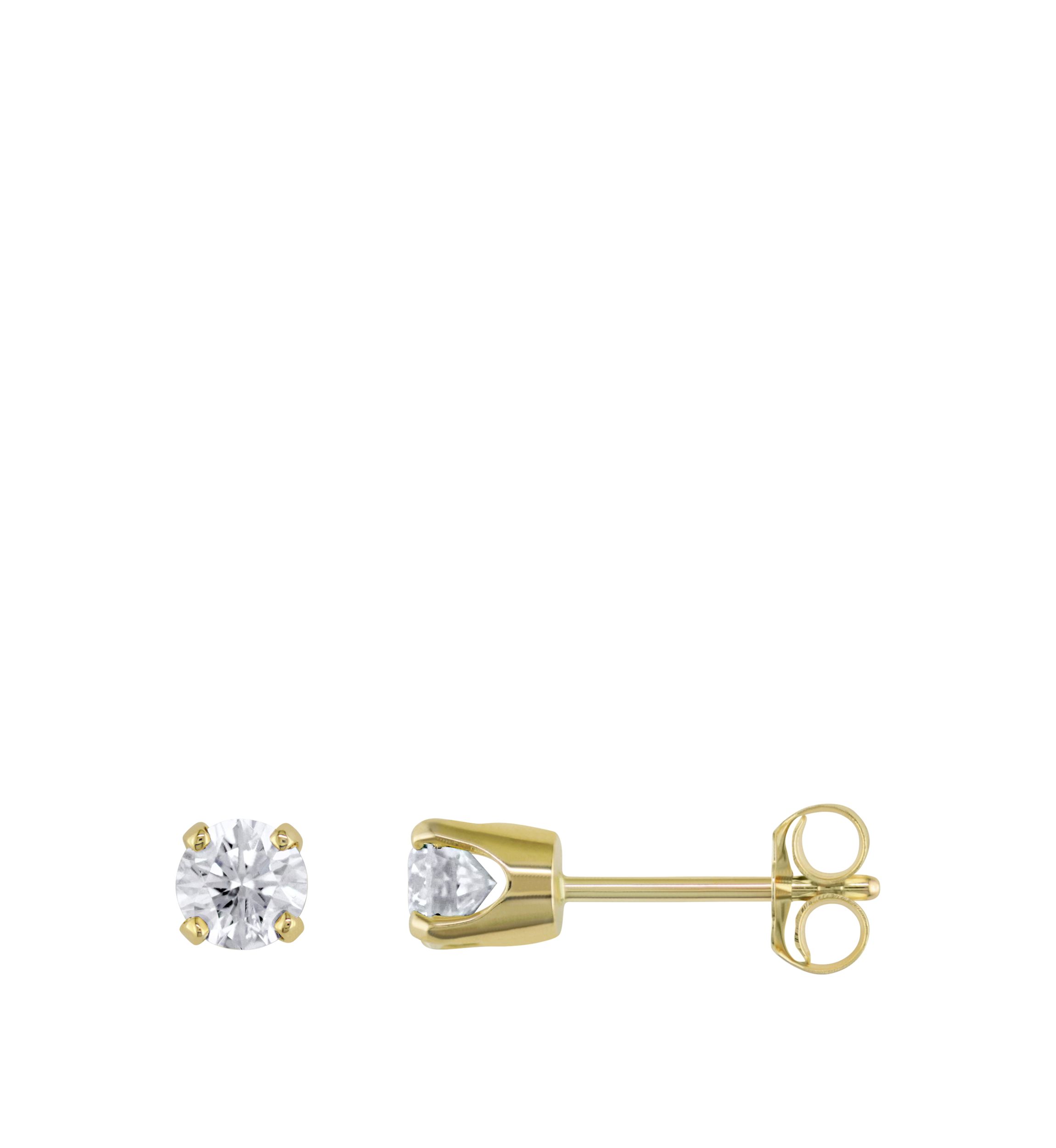  1/2 ct. t.w. Diamond Stud Earrings in 14k Yellow Gold