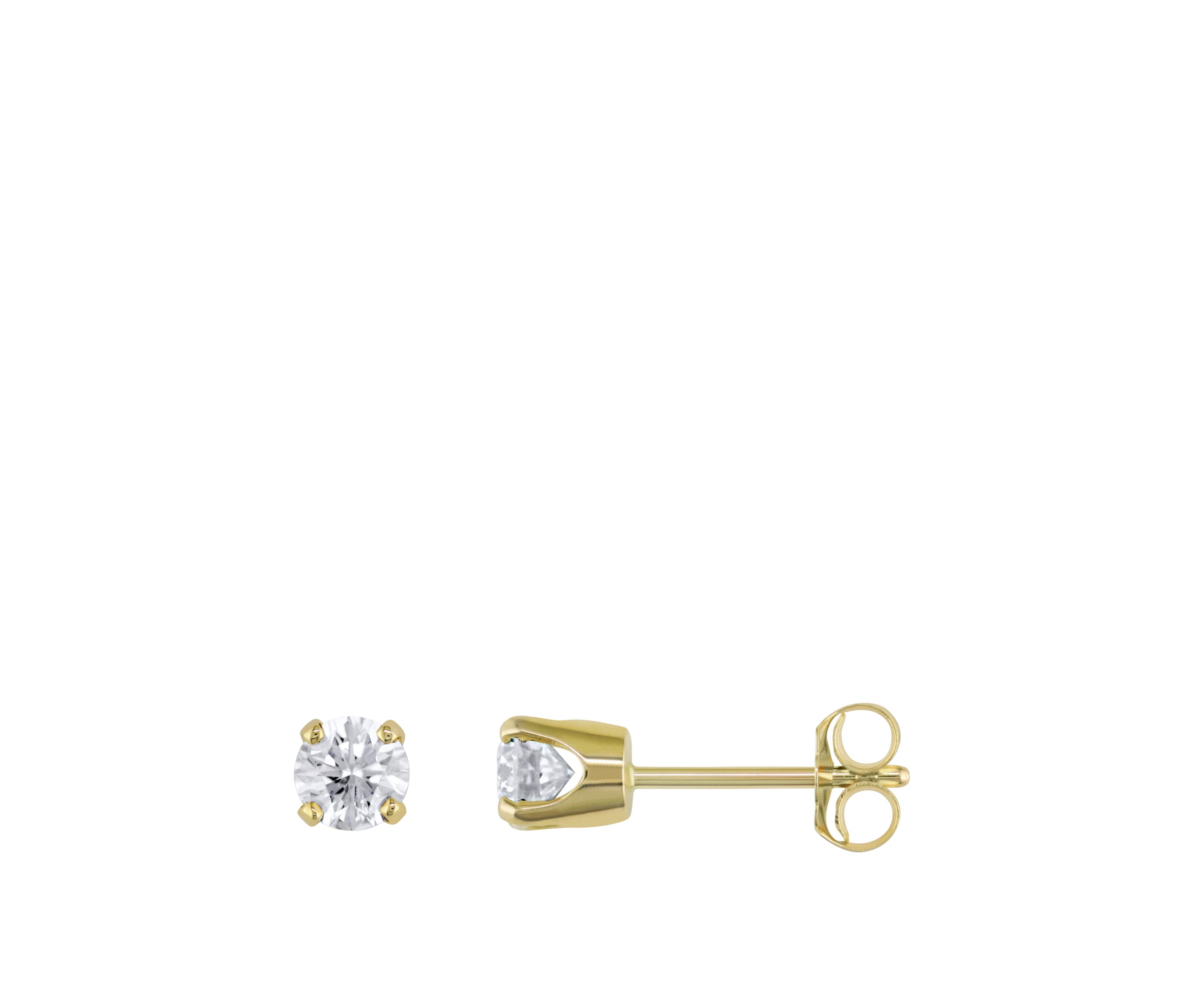  1/2 ct. t.w. Diamond Stud Earrings in 14k Yellow Gold