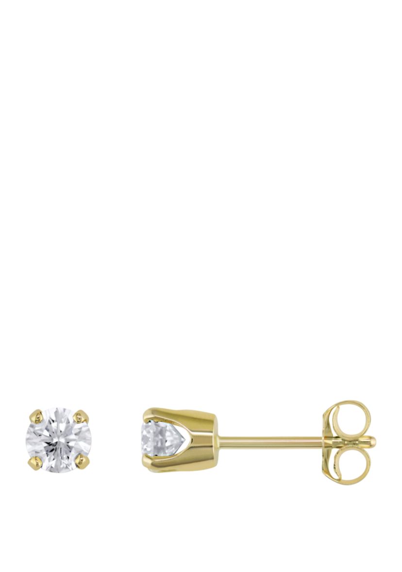  1/2 ct. t.w. Diamond Stud Earrings in 14k Yellow Gold