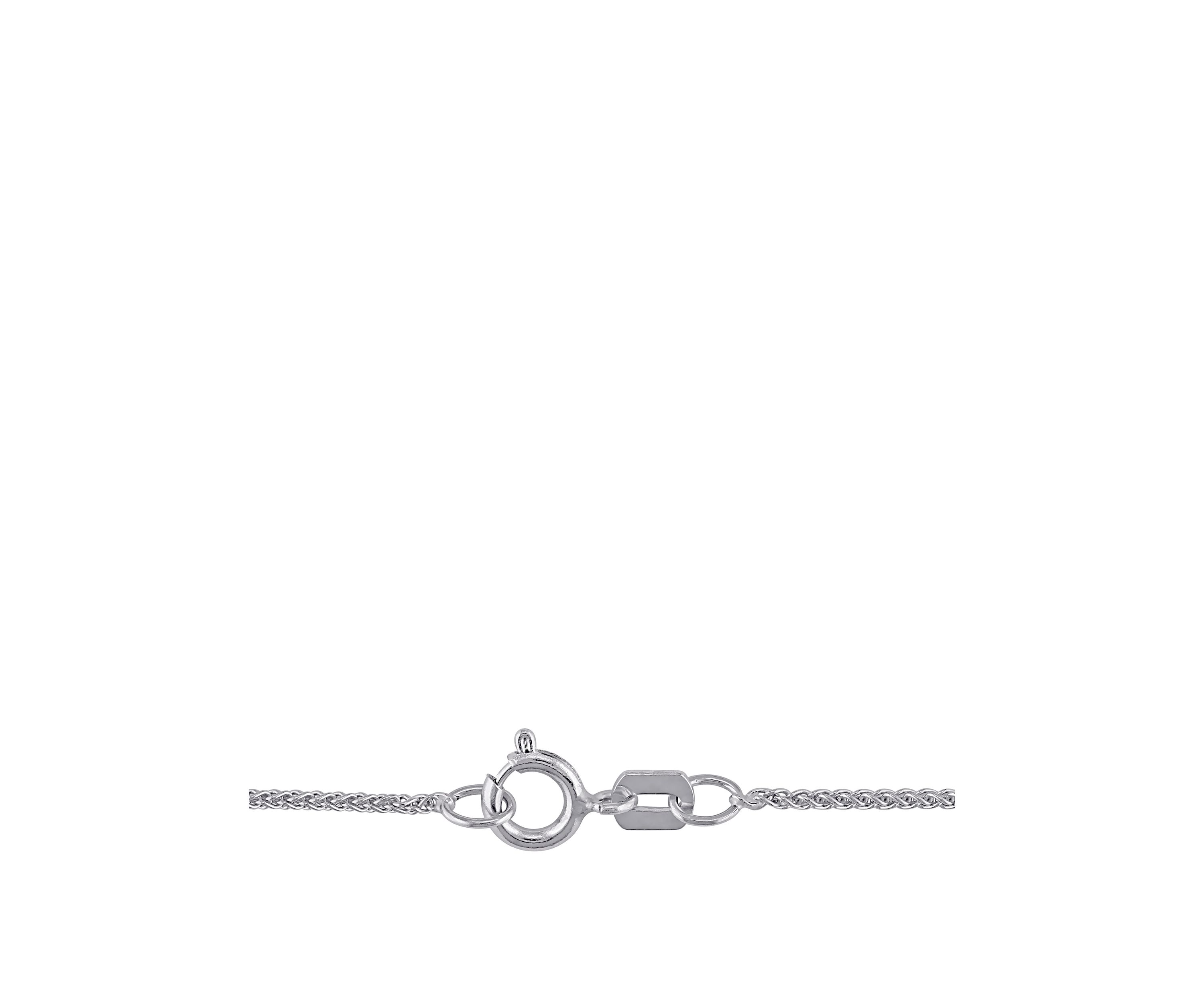 5/8 ct. t.w. Diamond Drop Pendant with Chain in 14K White Gold