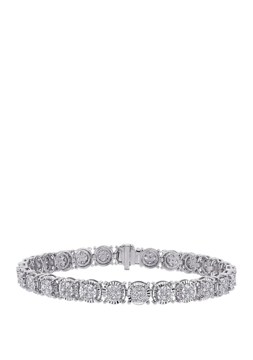 2.88 ct. t.w. Diamond Tennis Bracelet in 14K White Gold