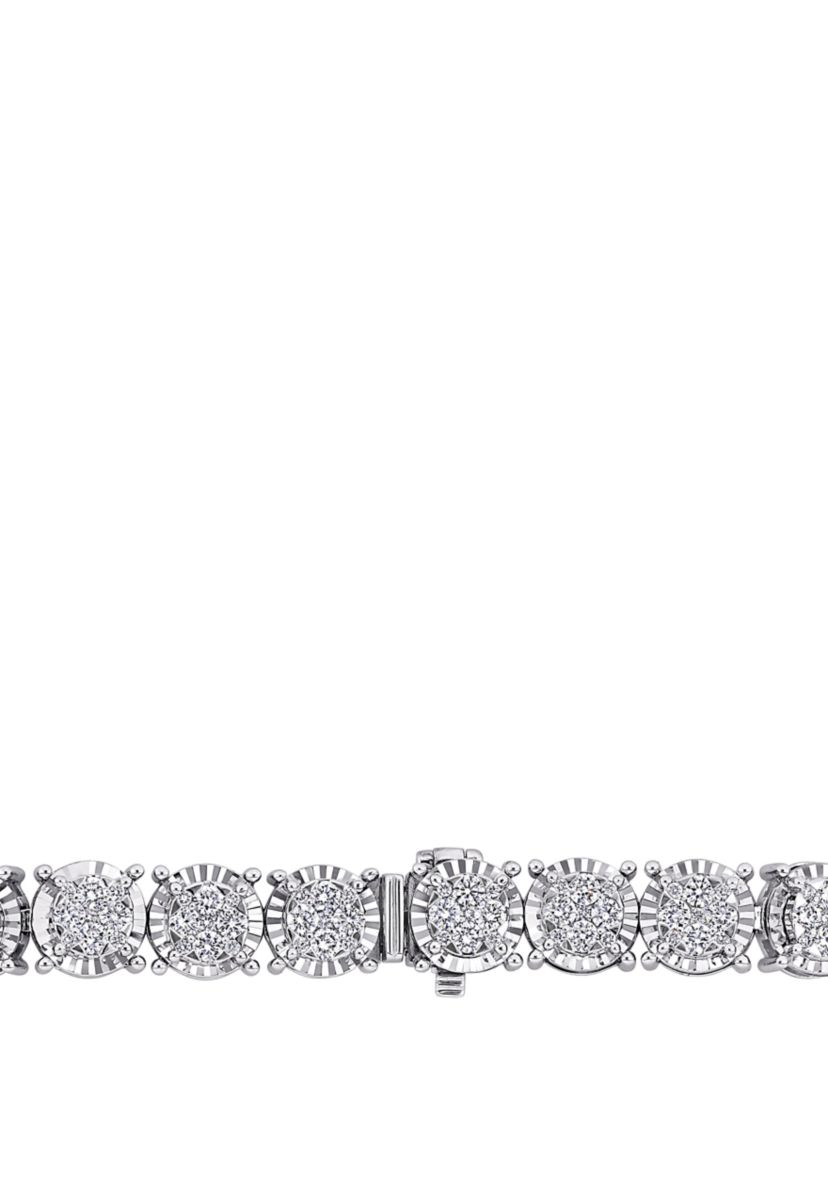 2.88 ct. t.w. Diamond Tennis Bracelet in 14K White Gold