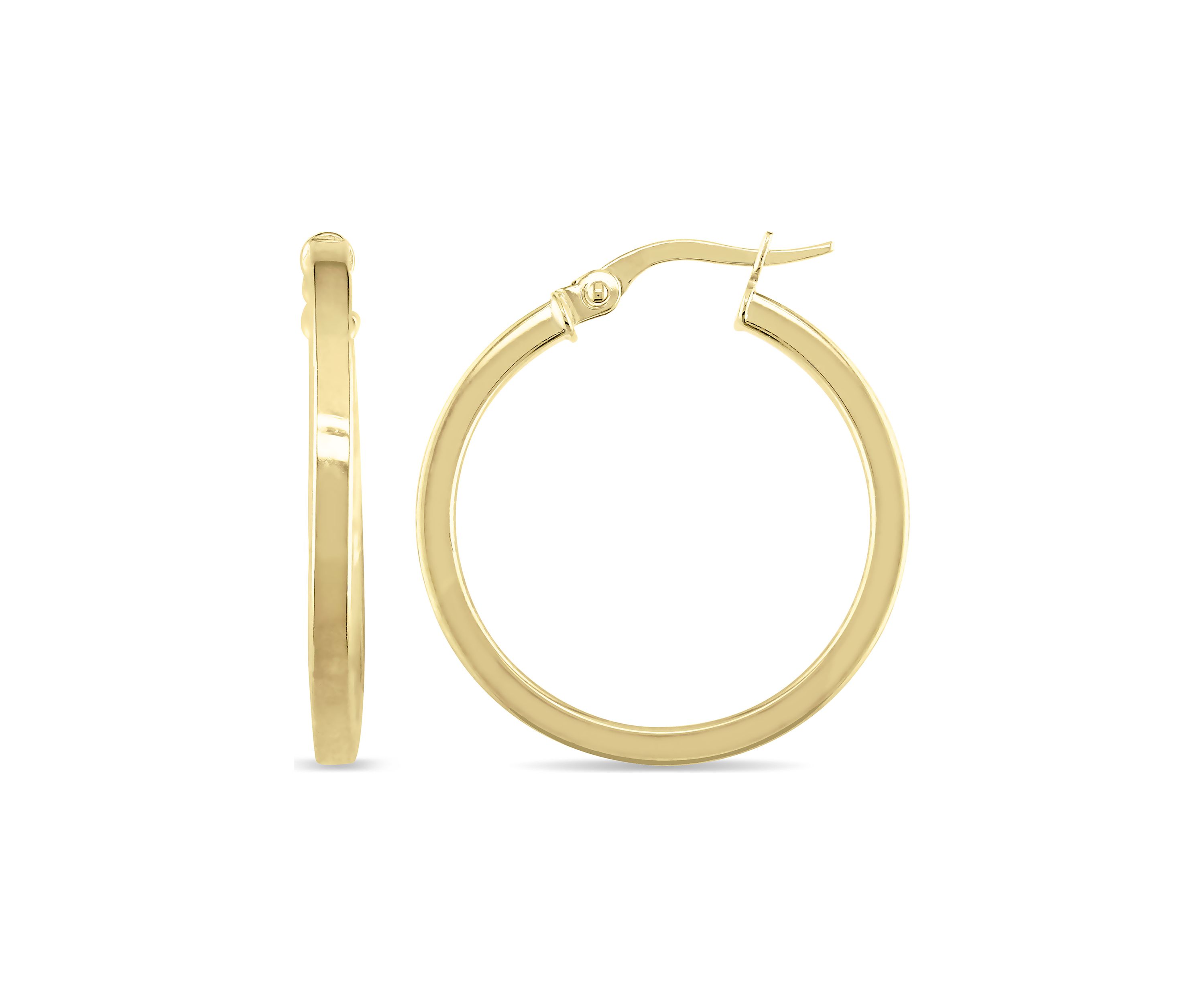 Hoop Earrings in 10k Yellow Gold