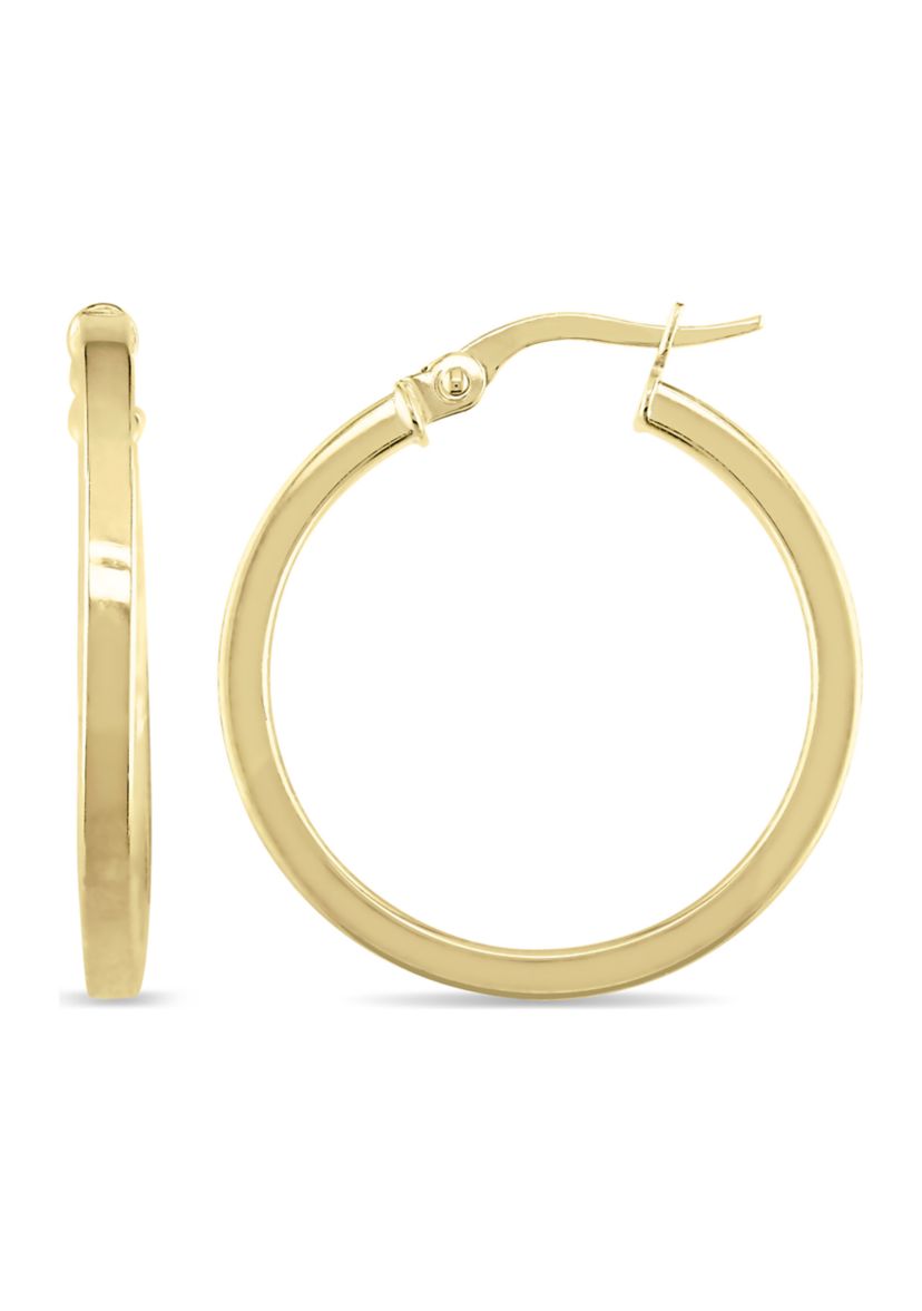 Hoop Earrings in 10k Yellow Gold