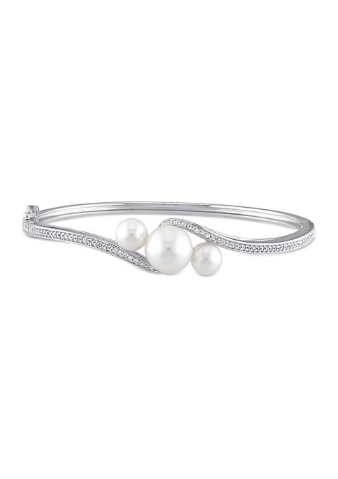 Belk & Co. Cultured Freshwater Pearl and Created