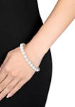 7.5-8 MM Cultured Freshwater Pearl Bracelet with Sterling Silver Clasp