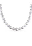 8.5-10 Millimeter South Sea Pearl Strand Necklace with 14k Yellow Gold Clasp