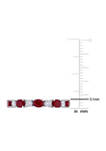 2 ct. t.w. Ruby and 3/4 ct. t.w. Diamond Eternity Ring in 14k White Gold