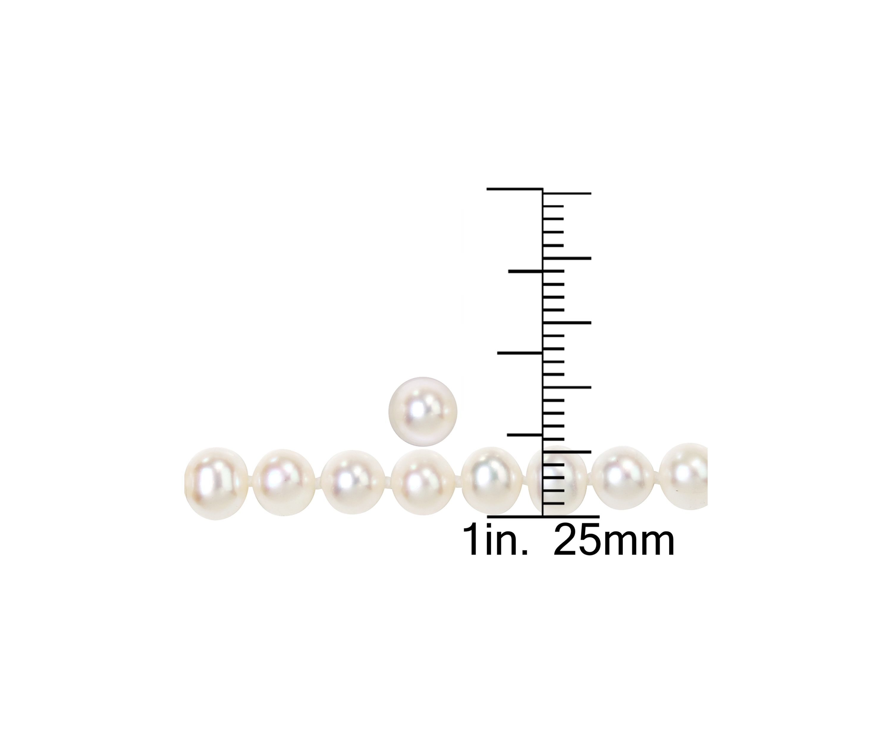 3-Piece Freshwater Cultured Pearl Bracelet, Necklace, and Earring Set
