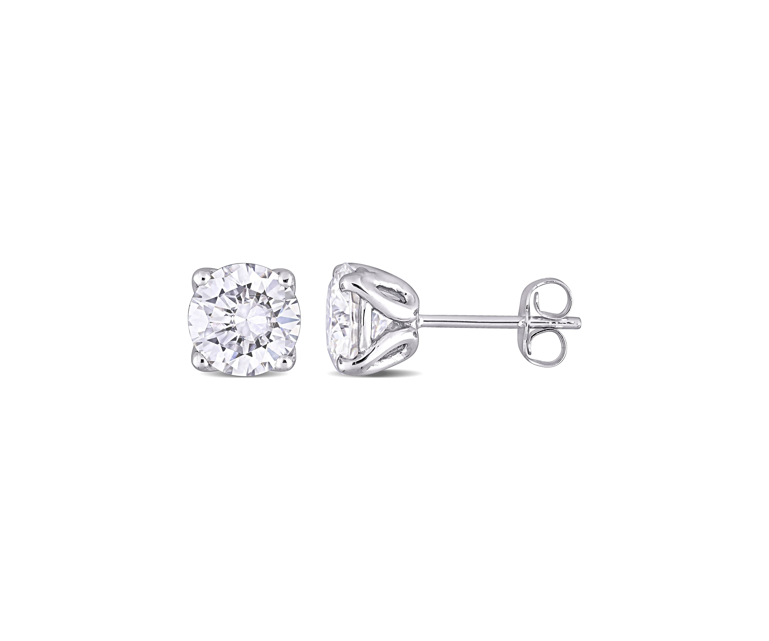 2.5 ct. t.w. Created Moissanite Solitaire Stud Earrings in 10K White Gold