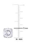 2.5 ct. t.w. Created Moissanite Solitaire Stud Earrings in 10K White Gold