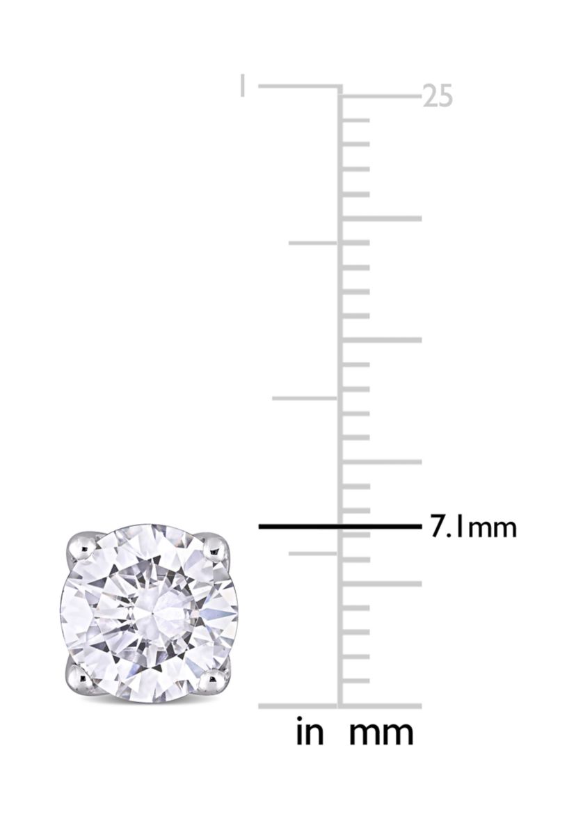 2.5 ct. t.w. Created Moissanite Solitaire Stud Earrings in 10K White Gold