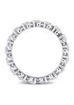 1 ct. t.w. Created Moissanite Full Eternity Band in Sterling Silver