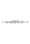 Lab Created 13.8 ct. t.w.  Created White Sapphire Bracelet in Sterling Silver