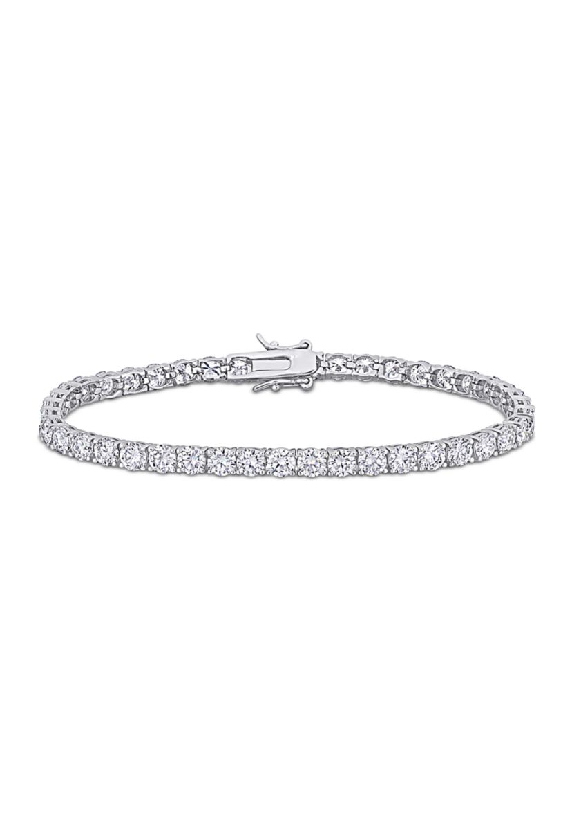 9.5 ct. t.w. Created Moissanite Tennis Bracelet in Sterling Silver