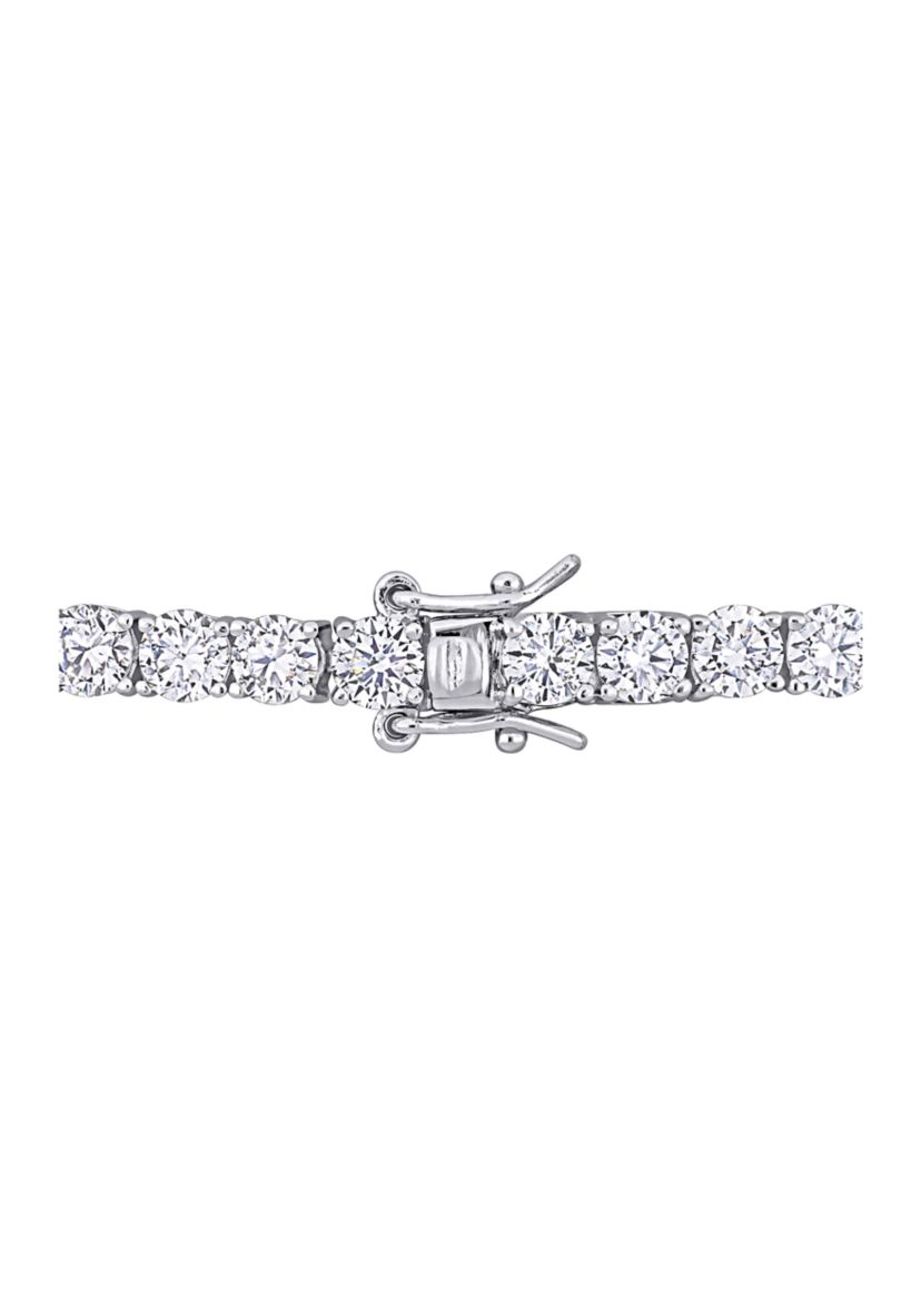 9.5 ct. t.w. Created Moissanite Tennis Bracelet in Sterling Silver